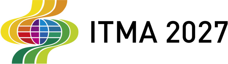 ITMA 2027 logo featuring a multicolored swirling emblem and the text ‘ITMA 2027’.